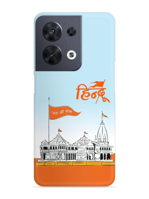 Ram Mandir Hindu Snap Case for Oppo Reno 8 (5G)