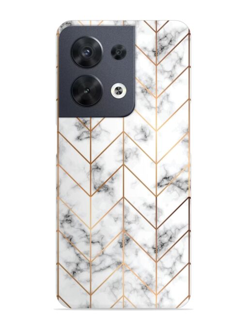 Vector Marble Texture Snap Case for Oppo Reno 8 (5G) Zapvi