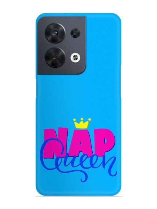 Nap Queen Quote Snap Case for Oppo Reno 8 (5G) Zapvi