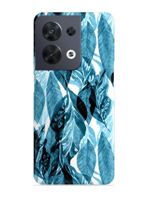 Leaves Pattern Jungle Snap Case for Oppo Reno 8 (5G) Zapvi