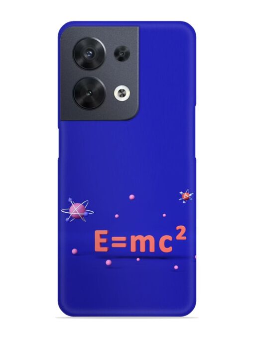 Formula Relativity Equation Snap Case for Oppo Reno 8 (5G) Zapvi