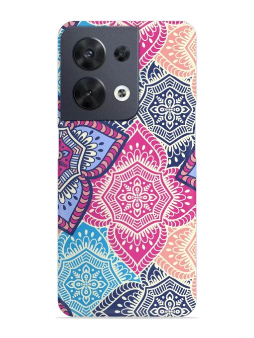 Ethnic Floral Seamless Snap Case for Oppo Reno 8 (5G)