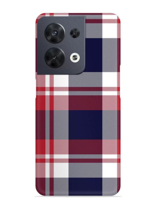 Classic Plaid Tartan Snap Case for Oppo Reno 8 (5G) Zapvi