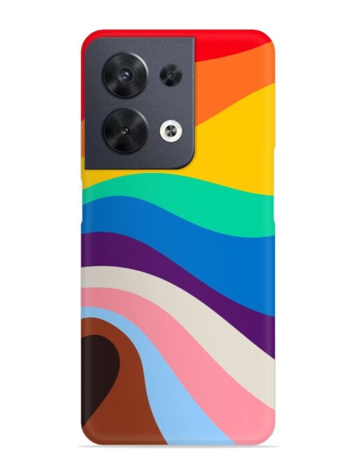 Minimal Pride Art Snap Case for Oppo Reno 8 (5G) Zapvi