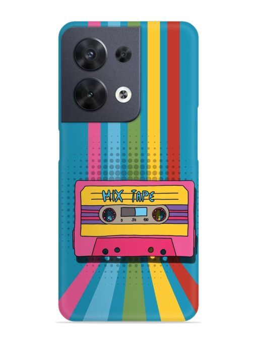 Mix Tape Vactor Snap Case for Oppo Reno 8 (5G) Zapvi