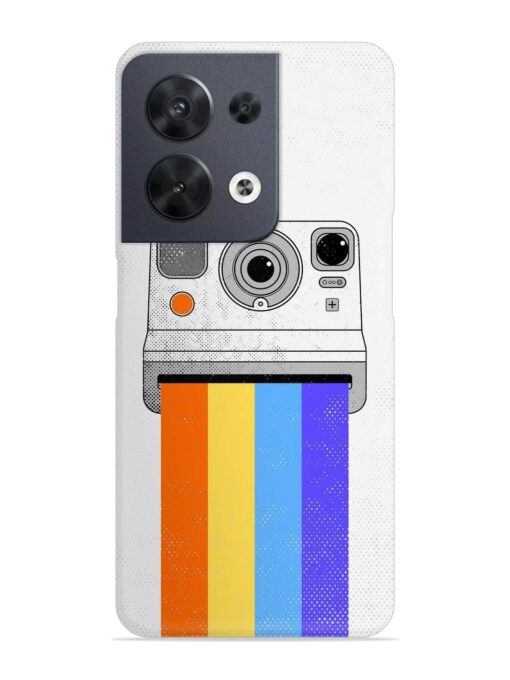 Retro Camera Art Snap Case for Oppo Reno 8 (5G)