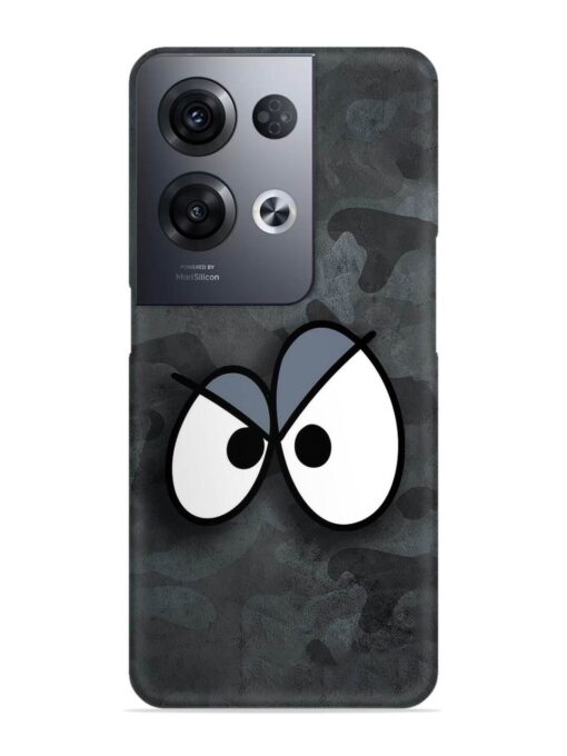 Big Eyes Night Mode Snap Case for Oppo Reno 8 Pro (5G) Zapvi