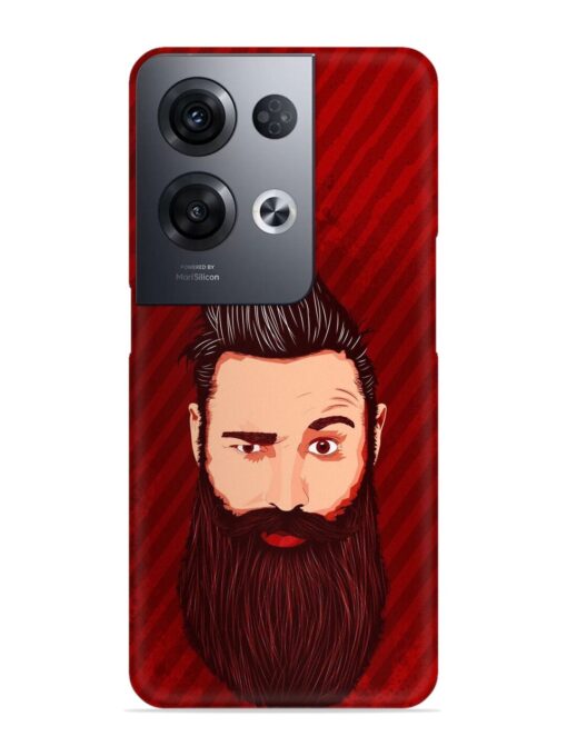 Beardo Man Snap Case for Oppo Reno 8 Pro (5G) Zapvi