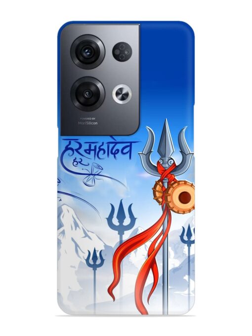 Har Har Mahadev Trishul Snap Case for Oppo Reno 8 Pro (5G)