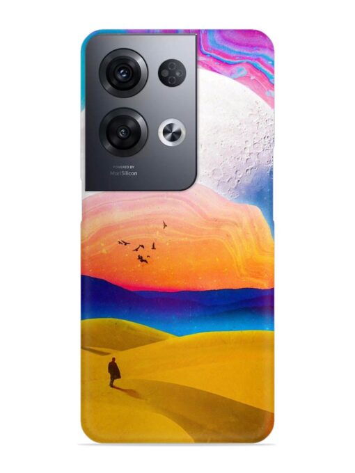 Sandy Desert Snap Case for Oppo Reno 8 Pro (5G) Zapvi