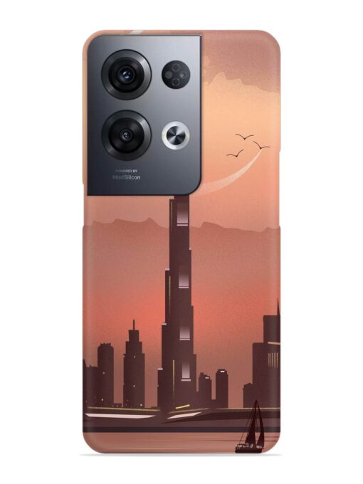 Landmark Burj Khalifa Snap Case for Oppo Reno 8 Pro (5G)