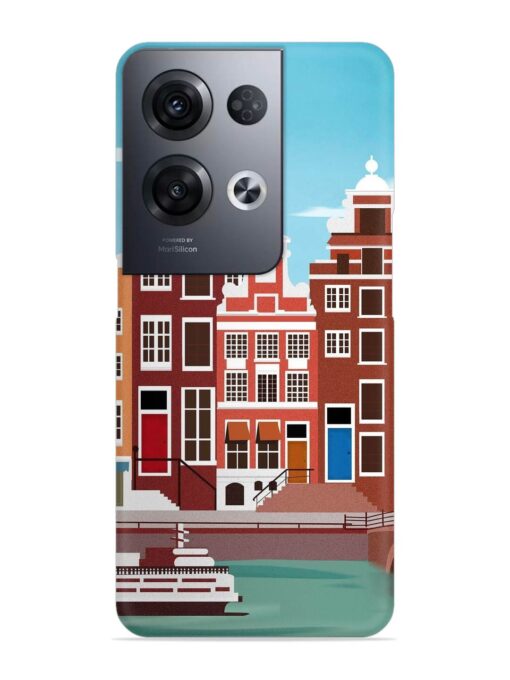 Scenery Architecture Amsterdam Landscape Snap Case for Oppo Reno 8 Pro (5G) Zapvi