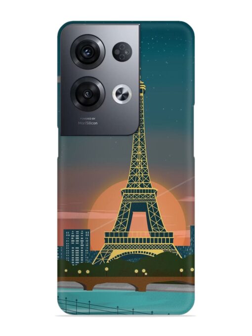 Scenery Architecture France Paris Snap Case for Oppo Reno 8 Pro (5G) Zapvi