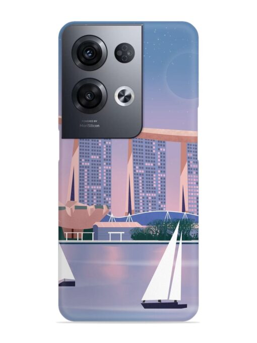 Singapore Scenery Architecture Snap Case for Oppo Reno 8 Pro (5G) Zapvi