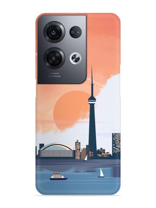 Toronto Canada Snap Case for Oppo Reno 8 Pro (5G) Zapvi