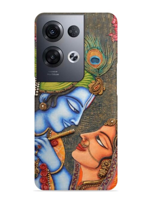 Lord Radha Krishna Flute Art Snap Case for Oppo Reno 8 Pro (5G) Zapvi