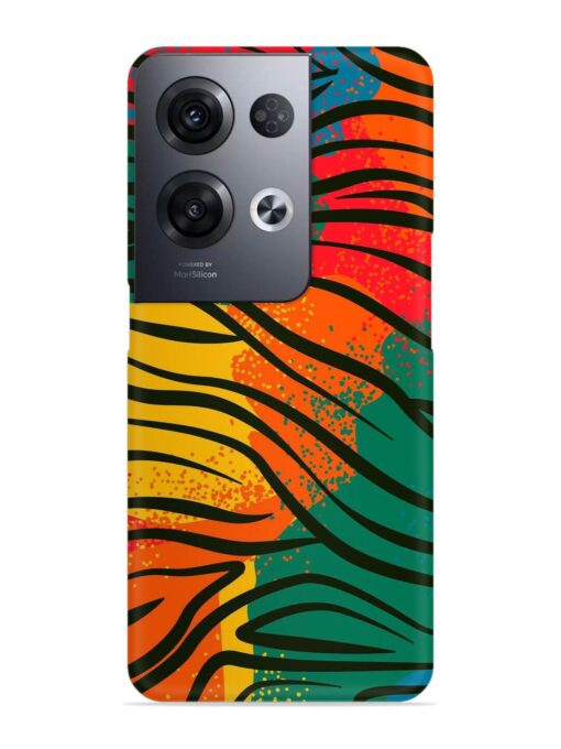 Bright Colorful Snap Case for Oppo Reno 8 Pro (5G) Zapvi