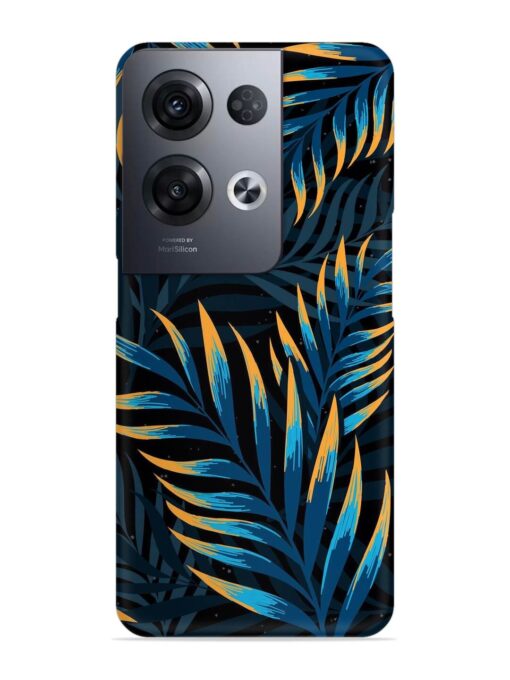 Abstract Leaf Art Snap Case for Oppo Reno 8 Pro (5G)