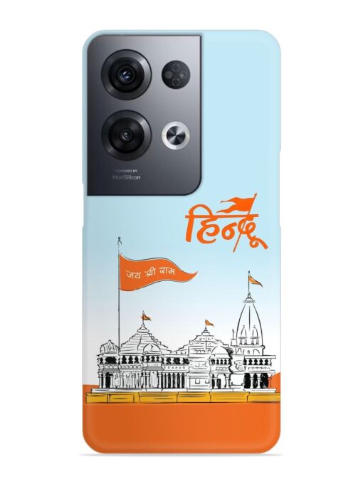 Ram Mandir Hindu Snap Case for Oppo Reno 8 Pro (5G)