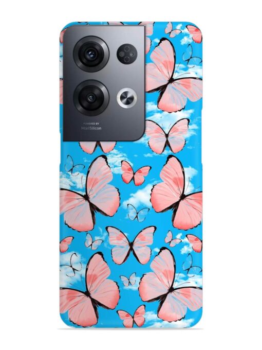 Seamless Pattern Tropical Snap Case for Oppo Reno 8 Pro (5G) Zapvi