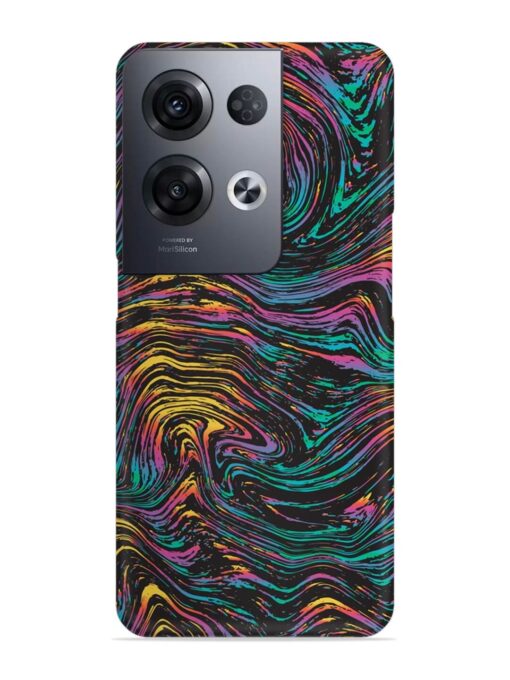 Abstract Liquid Colors Snap Case for Oppo Reno 8 Pro (5G) Zapvi