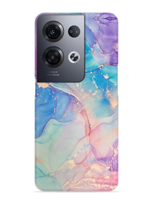 Alcohol Ink Colors Snap Case for Oppo Reno 8 Pro (5G) Zapvi