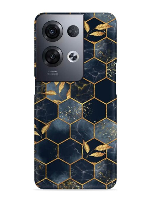 Marble Hexagon Seamless Snap Case for Oppo Reno 8 Pro (5G) Zapvi