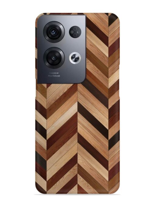 Seamless Wood Parquet Snap Case for Oppo Reno 8 Pro (5G) Zapvi