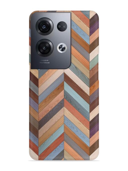 Seamless Wood Parquet Snap Case for Oppo Reno 8 Pro (5G) Zapvi