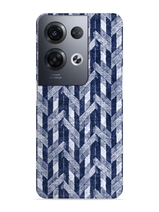 Abstract Herringbone Motif Snap Case for Oppo Reno 8 Pro (5G) Zapvi