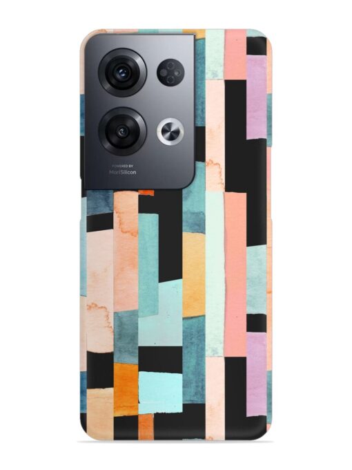 Geometric Seamless Pattern Snap Case for Oppo Reno 8 Pro (5G) Zapvi