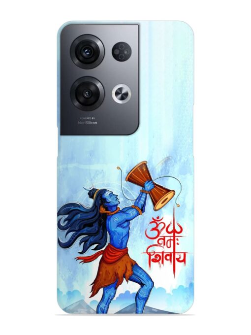 Illustration Lord Shiva Snap Case for Oppo Reno 8 Pro (5G) Zapvi