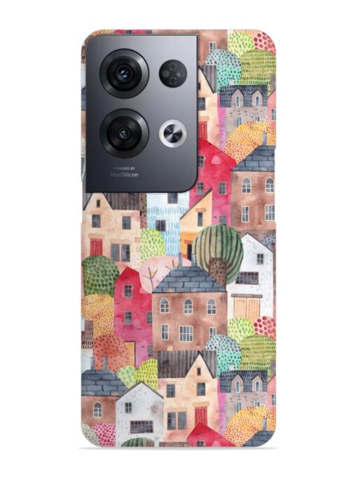 Abstract Seamless Pattern Snap Case for Oppo Reno 8 Pro (5G) Zapvi