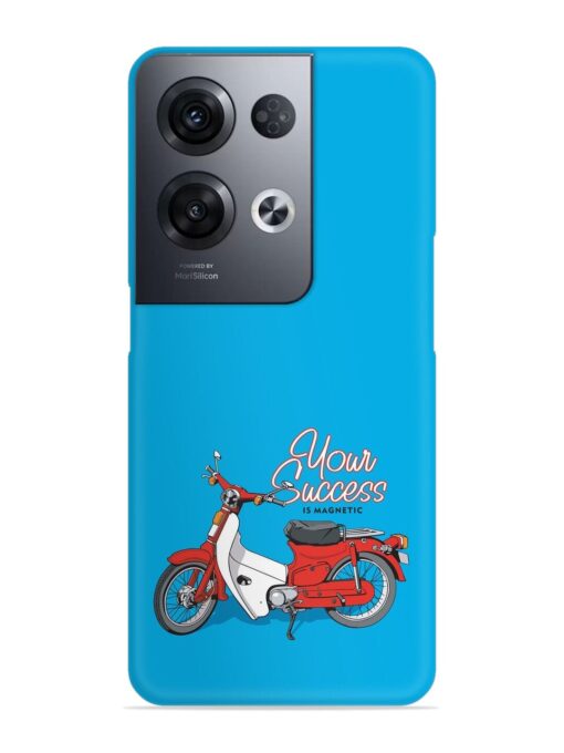 Motorcycles Image Vector Snap Case for Oppo Reno 8 Pro (5G) Zapvi