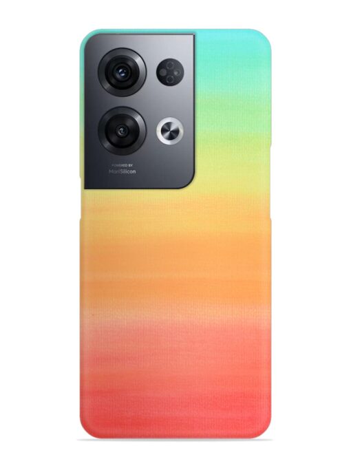 Background Sky Watercolor Snap Case for Oppo Reno 8 Pro (5G) Zapvi