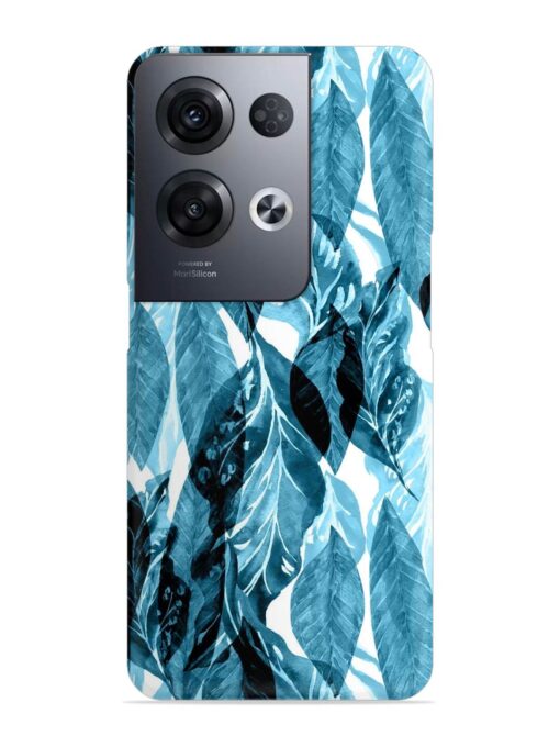 Leaves Pattern Jungle Snap Case for Oppo Reno 8 Pro (5G)