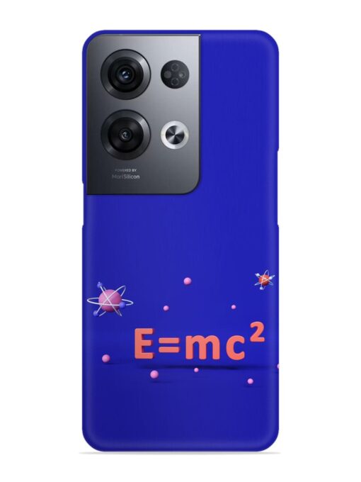 Formula Relativity Equation Snap Case for Oppo Reno 8 Pro (5G)