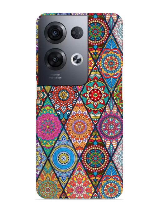 Seamless Tile Pattern Snap Case for Oppo Reno 8 Pro (5G) Zapvi