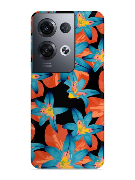 Philippine Flowers Seamless Snap Case for Oppo Reno 8 Pro (5G) Zapvi