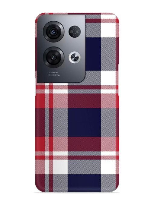 Classic Plaid Tartan Snap Case for Oppo Reno 8 Pro (5G) Zapvi