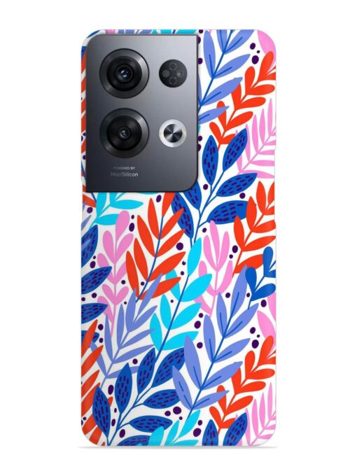 Bright Floral Tropical Snap Case for Oppo Reno 8 Pro (5G) Zapvi