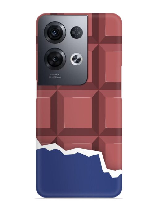 Chocolate Vector Art Snap Case for Oppo Reno 8 Pro (5G)