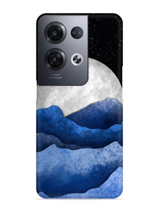 Full Moon Mountain Vector Snap Case for Oppo Reno 8 Pro (5G) Zapvi