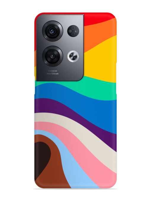 Minimal Pride Art Snap Case for Oppo Reno 8 Pro (5G) Zapvi