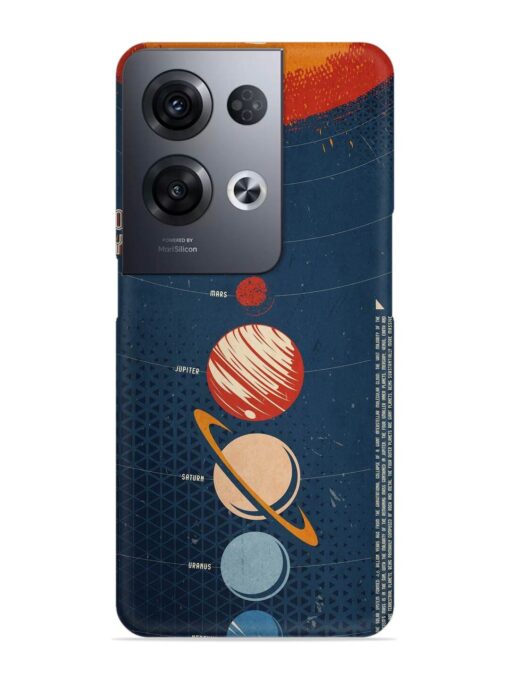 Solar System Vector Snap Case for Oppo Reno 8 Pro (5G) Zapvi