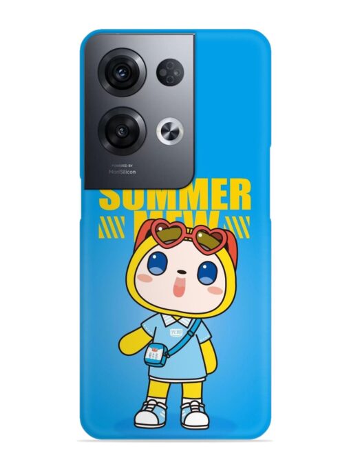 Summer Mew Cartoon Snap Case for Oppo Reno 8 Pro (5G) Zapvi