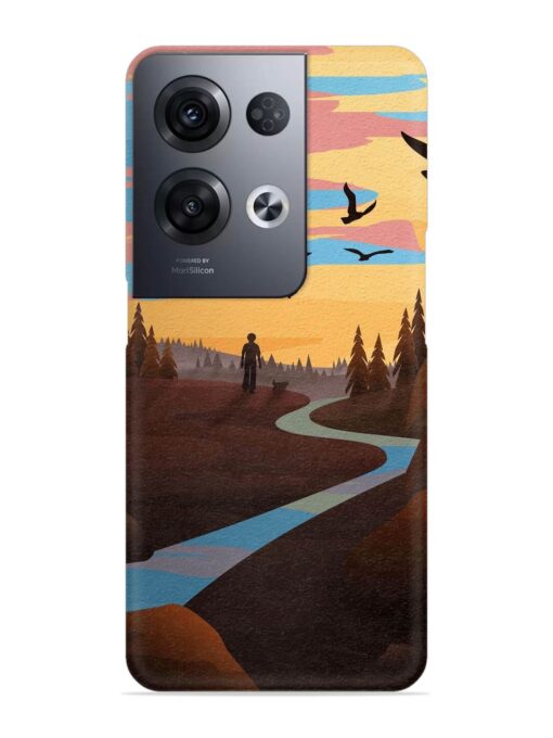 Natural Landscape Art Snap Case for Oppo Reno 8 Pro (5G)