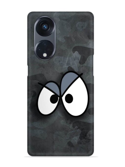 Big Eyes Night Mode Snap Case for Oppo Reno 8T (5G) Zapvi