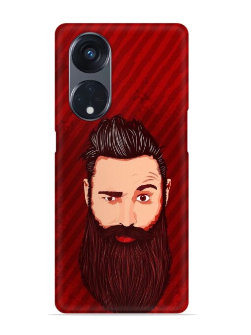 Beardo Man Snap Case for Oppo Reno 8T (5G) Zapvi