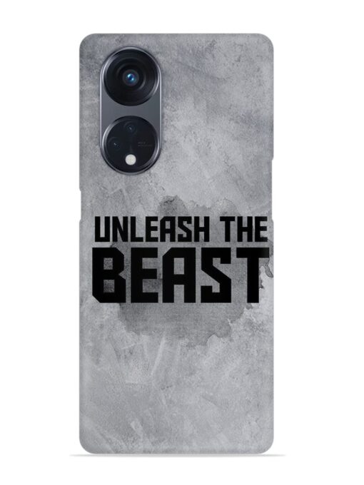 Unleash The Beast Snap Case for Oppo Reno 8T (5G) Zapvi